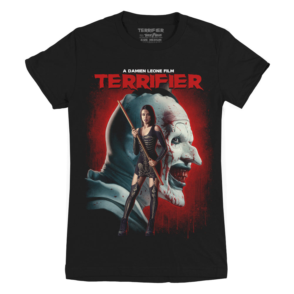 Terrifier An Eye For An Eye Horror Movie Ladies T-Shirt