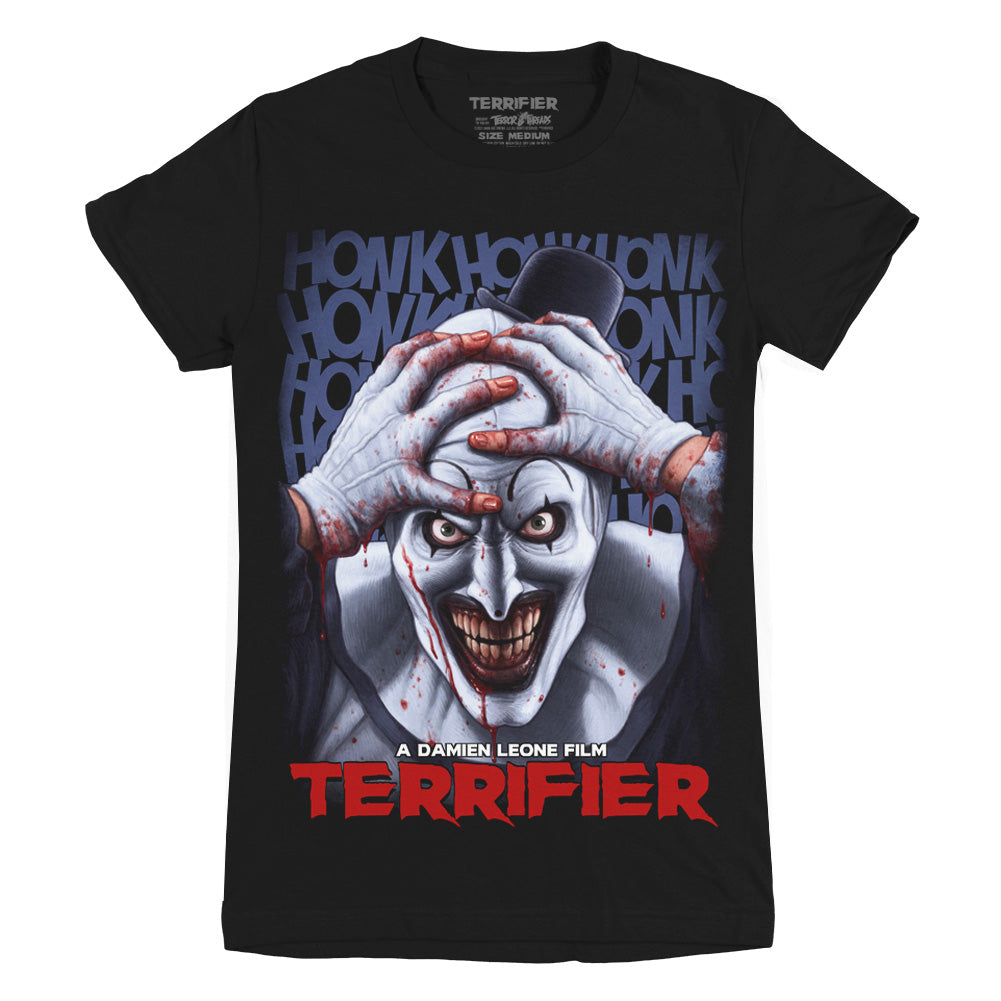 Terrifier Art's Killing Joke Horror Movie Ladies T-Shirt