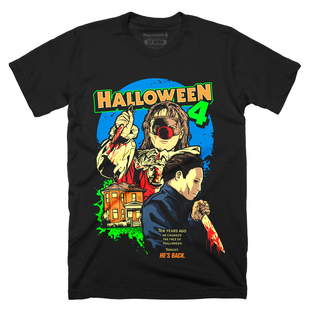 Halloween 4 Back To Haddonfield Horror Movie T-Shirt