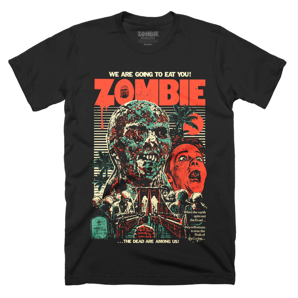 Zombie Back To Life Lucio Fulci Horror Movie T-Shirt