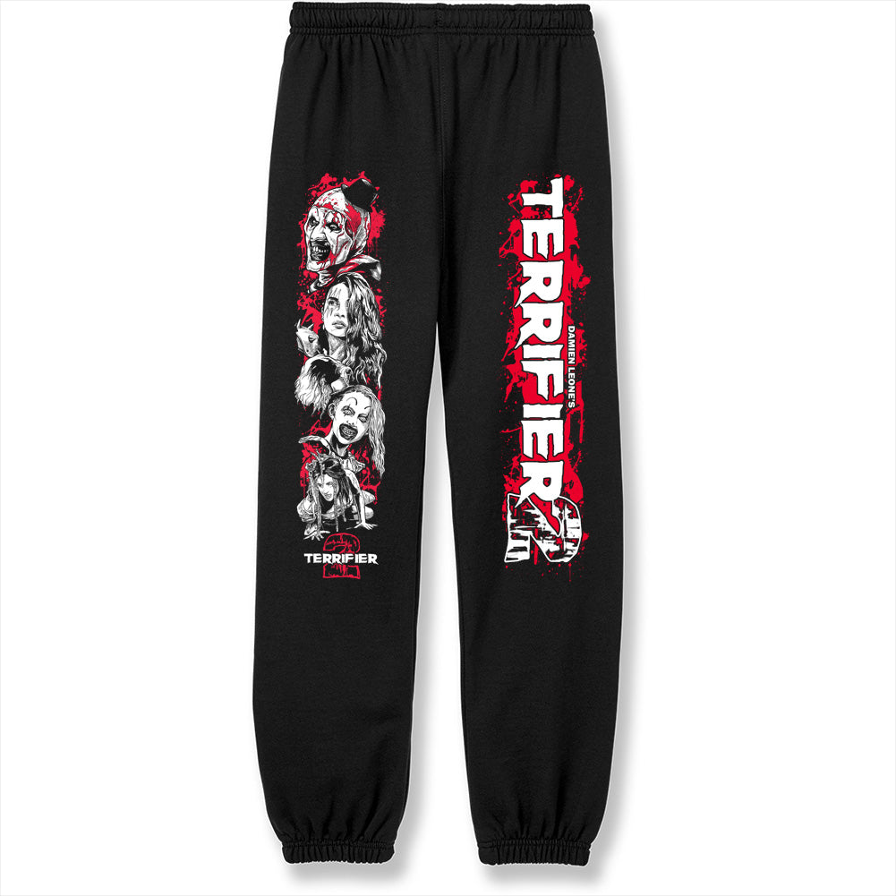 Terrifier 2 Bloody Good Horror Movie Joggers Fleece Pants