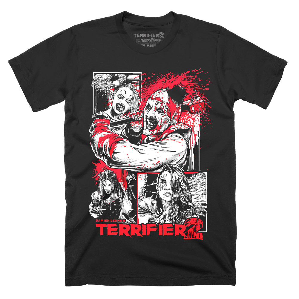 Terrifier 2 Bloody Good Art The Clown Horror Movie T-Shirt