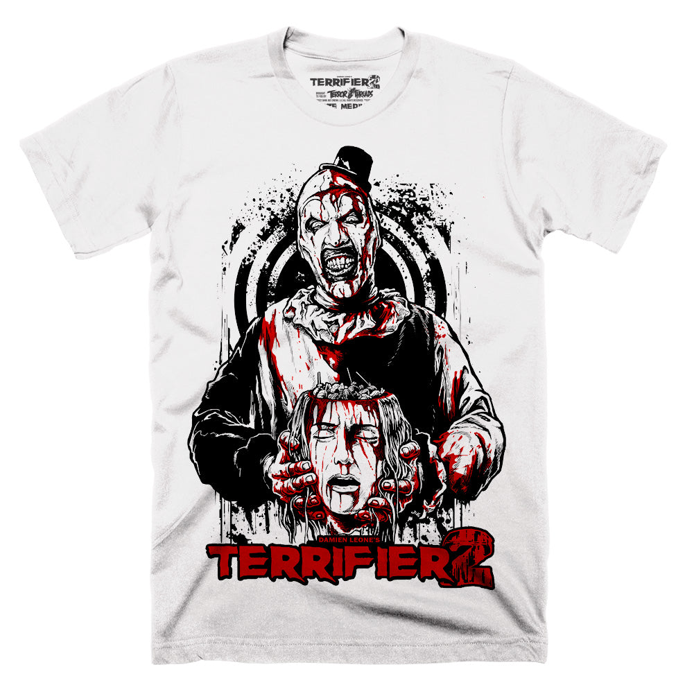 Terrifier 2 Buckethead Art The Clown T-Shirt