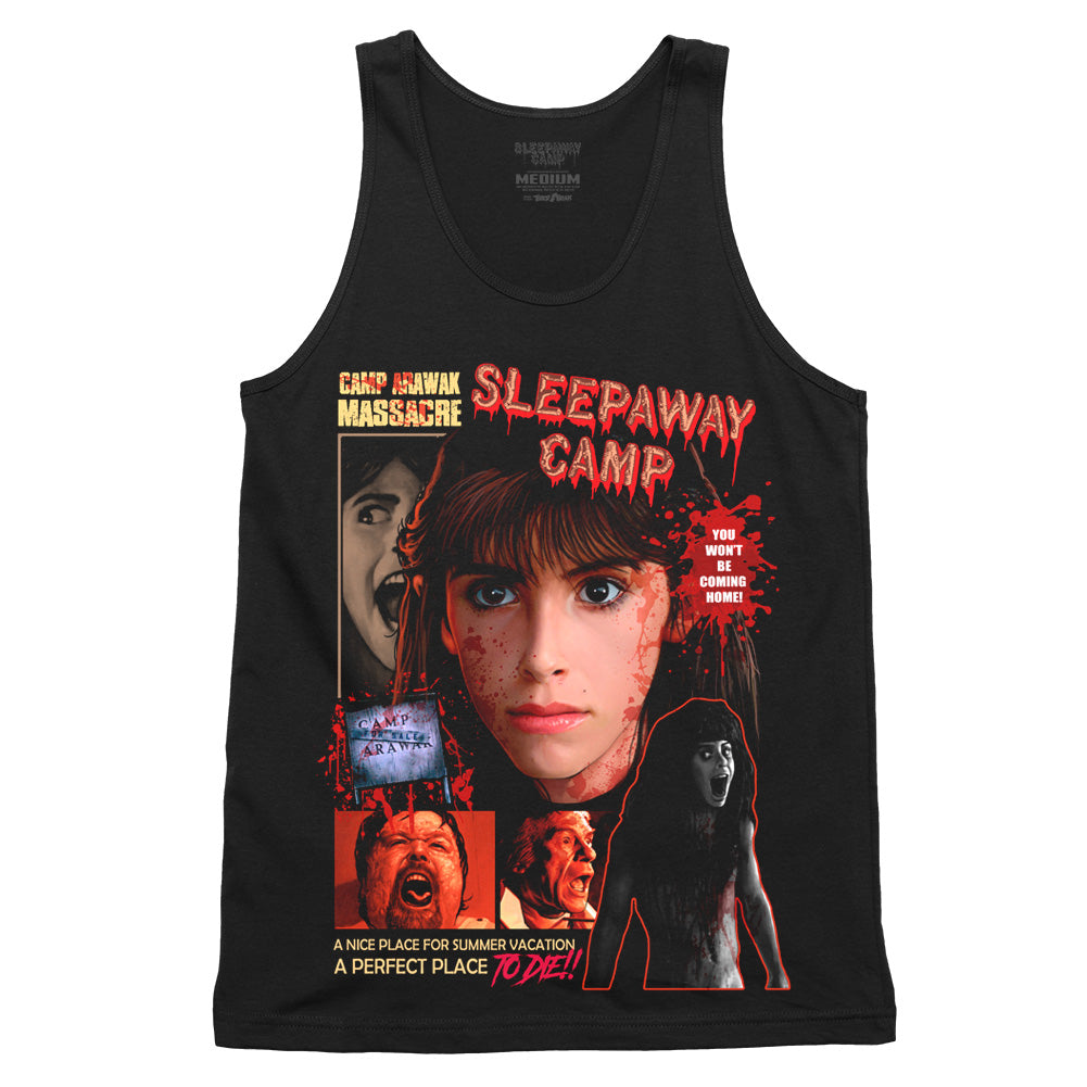 Sleepaway Camp Arawak Massacre 80's Horror Movie Tank Top