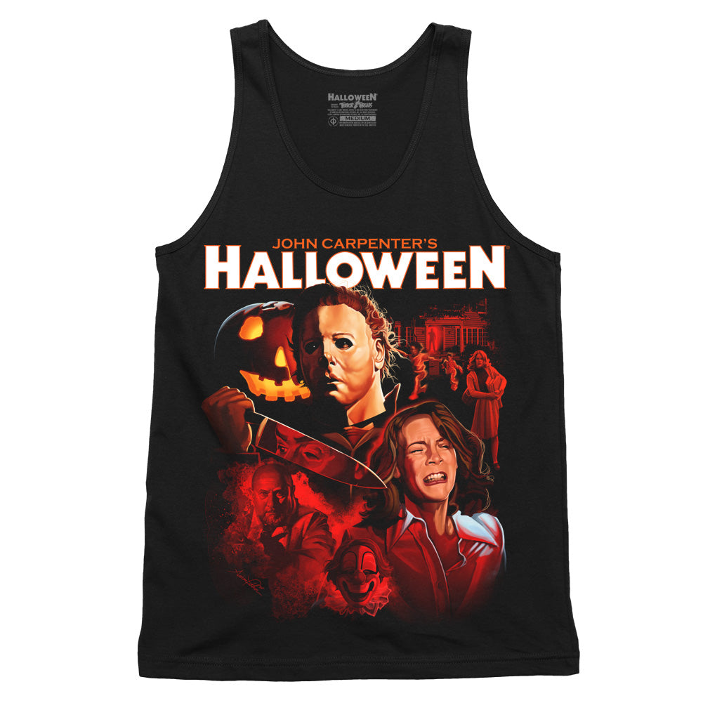Halloween Celebrate The Horror Michael Myers Laurie Strode Tank Top