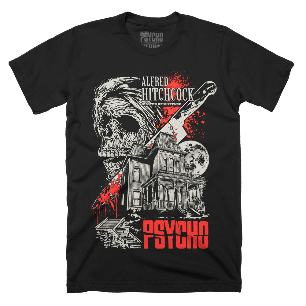 Psycho Check In. Relax. Take A Shower Classic Horror Movie T-Shirt