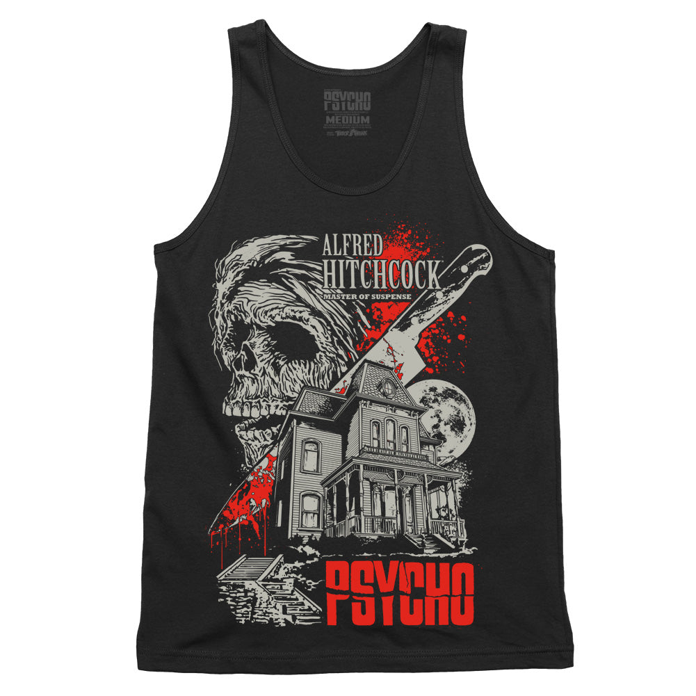 Psycho Check In. Relax. Take A Shower Classic Horror Movie Tank Top