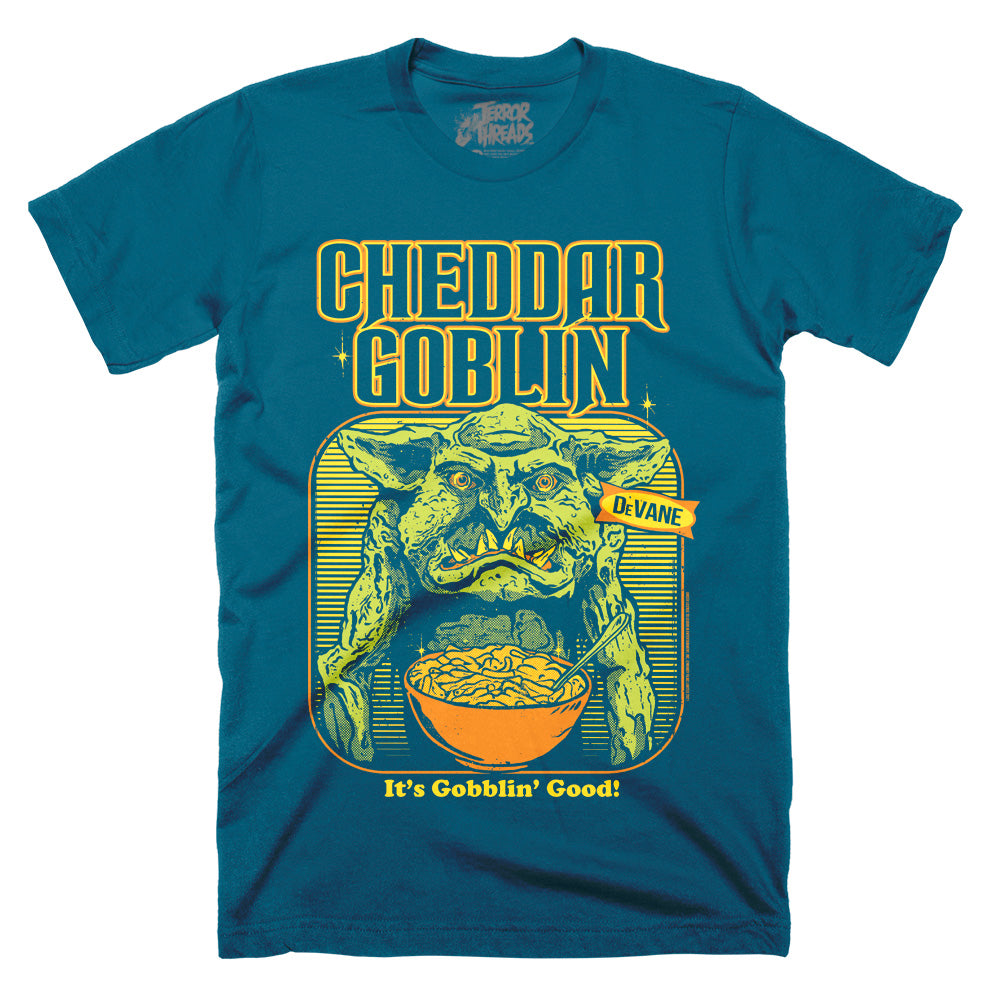 Mandy Cheddar Goblin Horror Movie Adult Mens T-Shirt