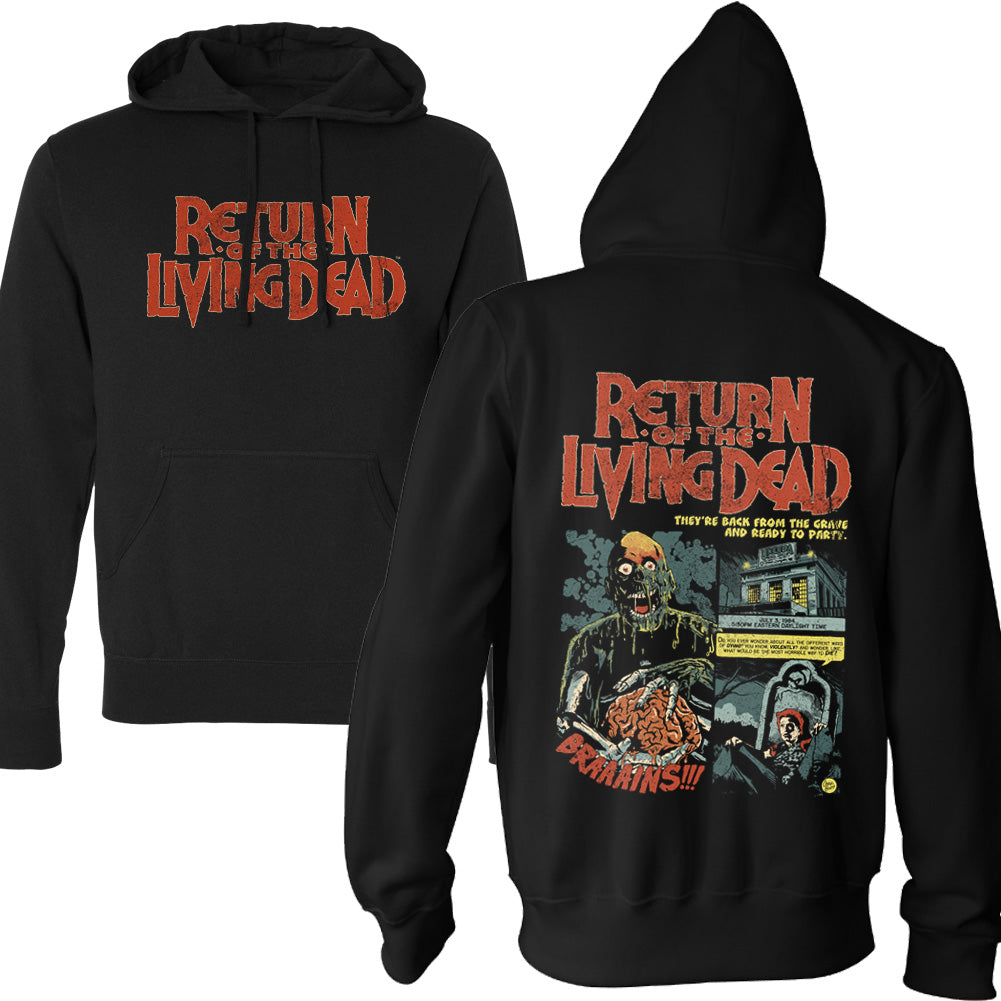 Return Of The Living Dead Chemical Spill Horror Movie Pullover Hoodie