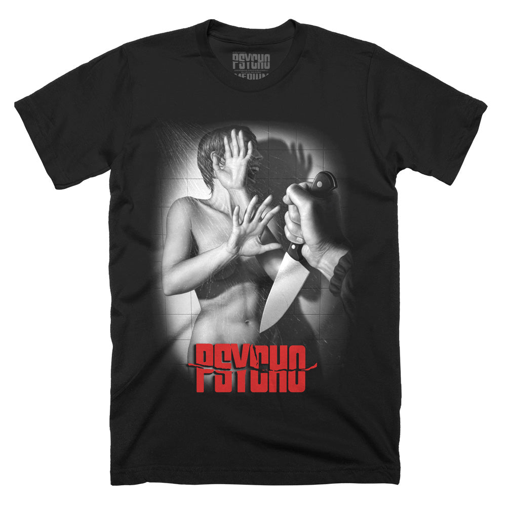 Psycho Classic Cuts Alfred Hitchcock Horror Movie T-Shirt