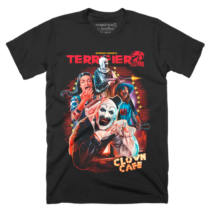 Terrifier 2 Clown Cafe Art The Clown Horror Movie T-Shirt