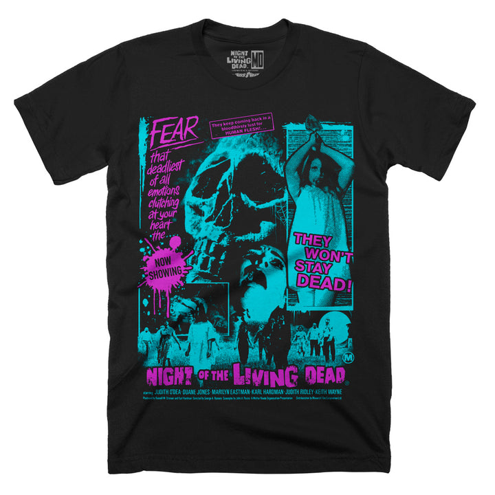 Night Of The Living Dead Clutching At Your Heart Classic Horror Movie T-Shirt