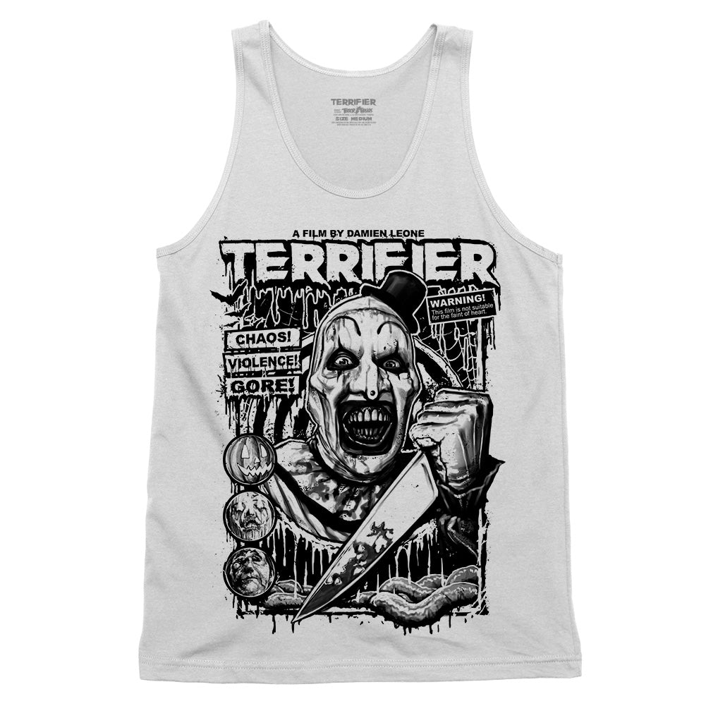 Terrifier Cover Clown Horror Movie Tank Top