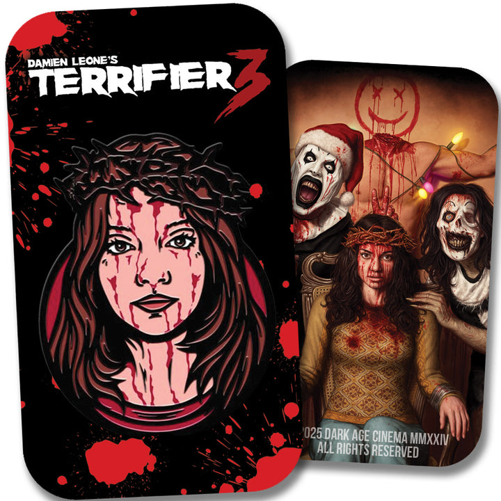 Terrifier 3 Crowned Enamel Pin