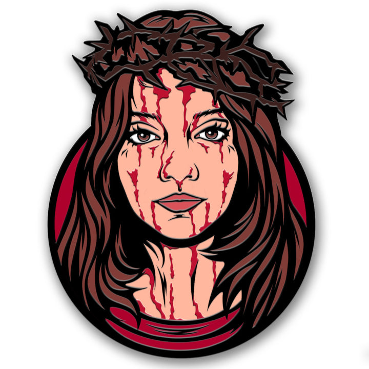 Terrifier 3 Crowned Enamel Pin