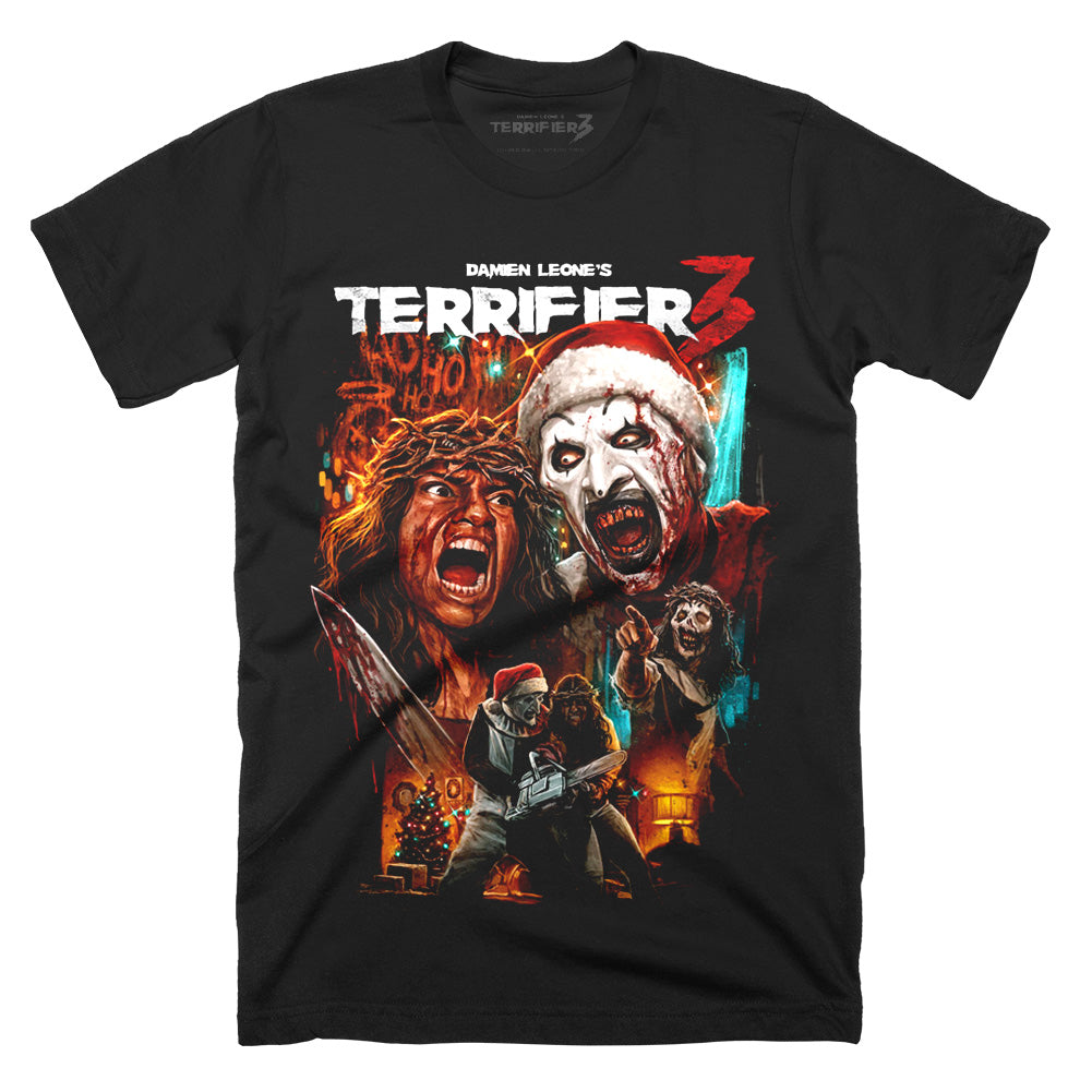 Terrifier 3 Cut To The Core Horror Movie T-Shirt