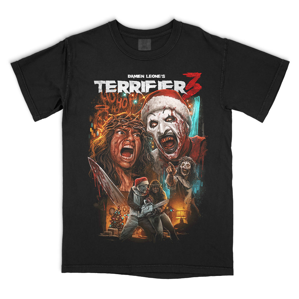 Terrifier 3 Cut To The Core Comfort Colors Horror Movie T-Shirt