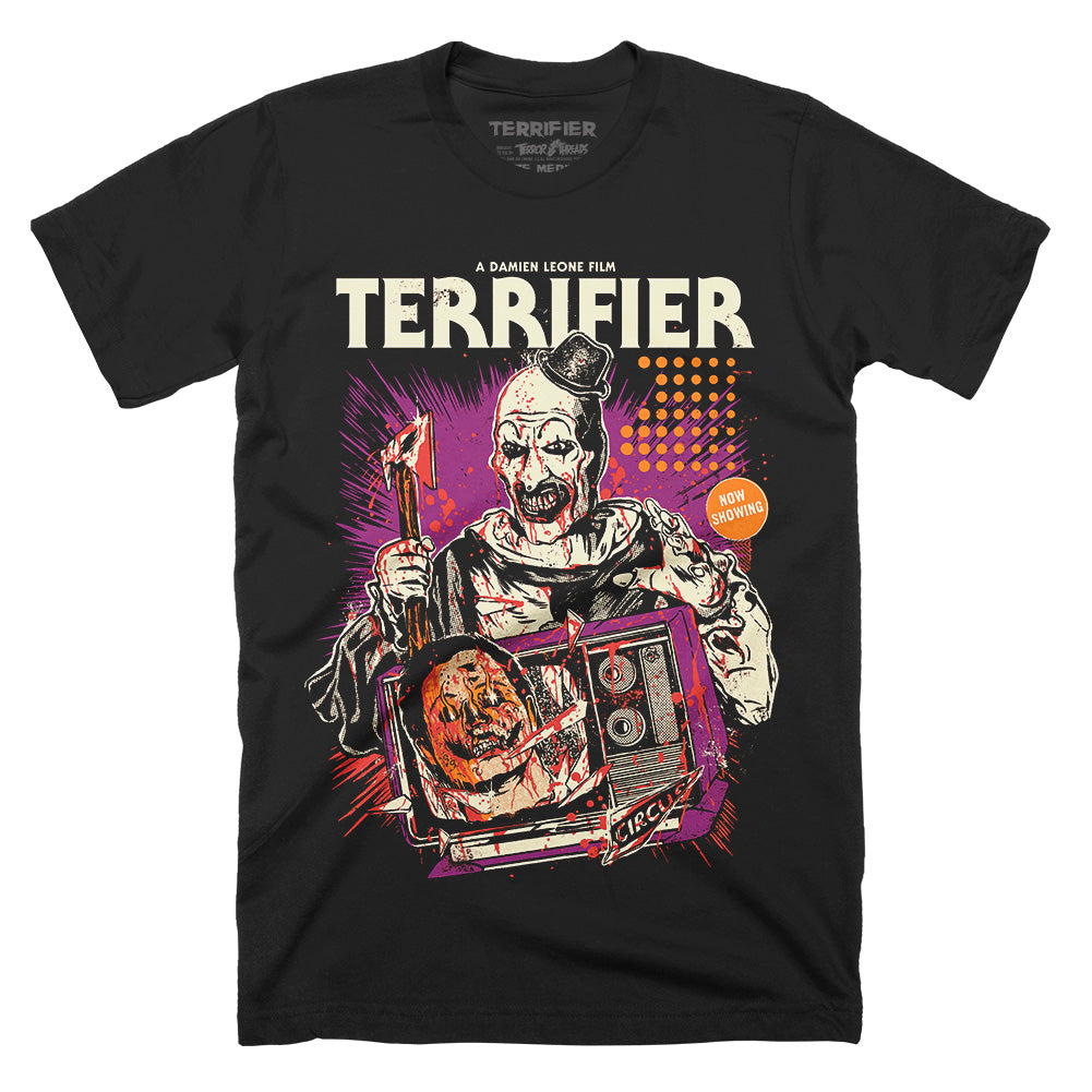 Terrifier Art The Clown Dead Air Horror Movie T-Shirt