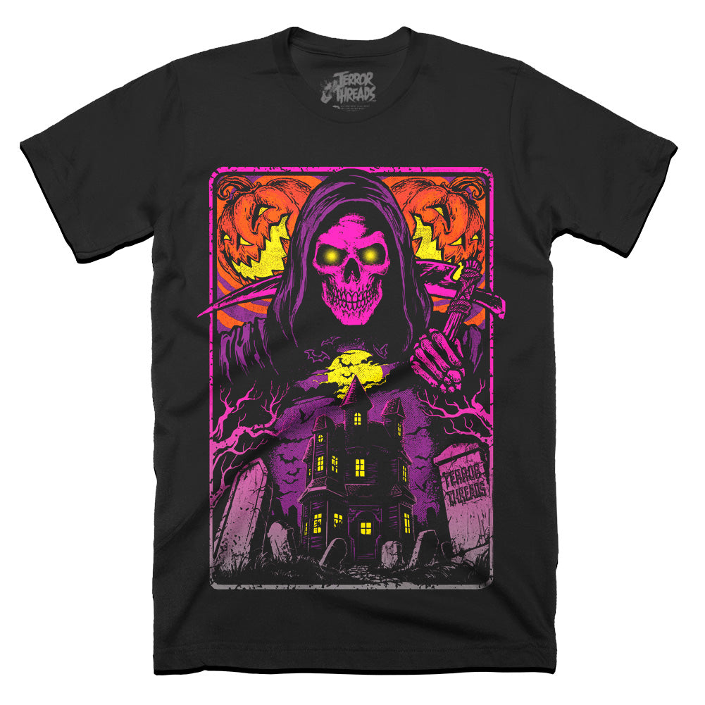 Enter If You Dare Horror Grim Reaper T-Shirt