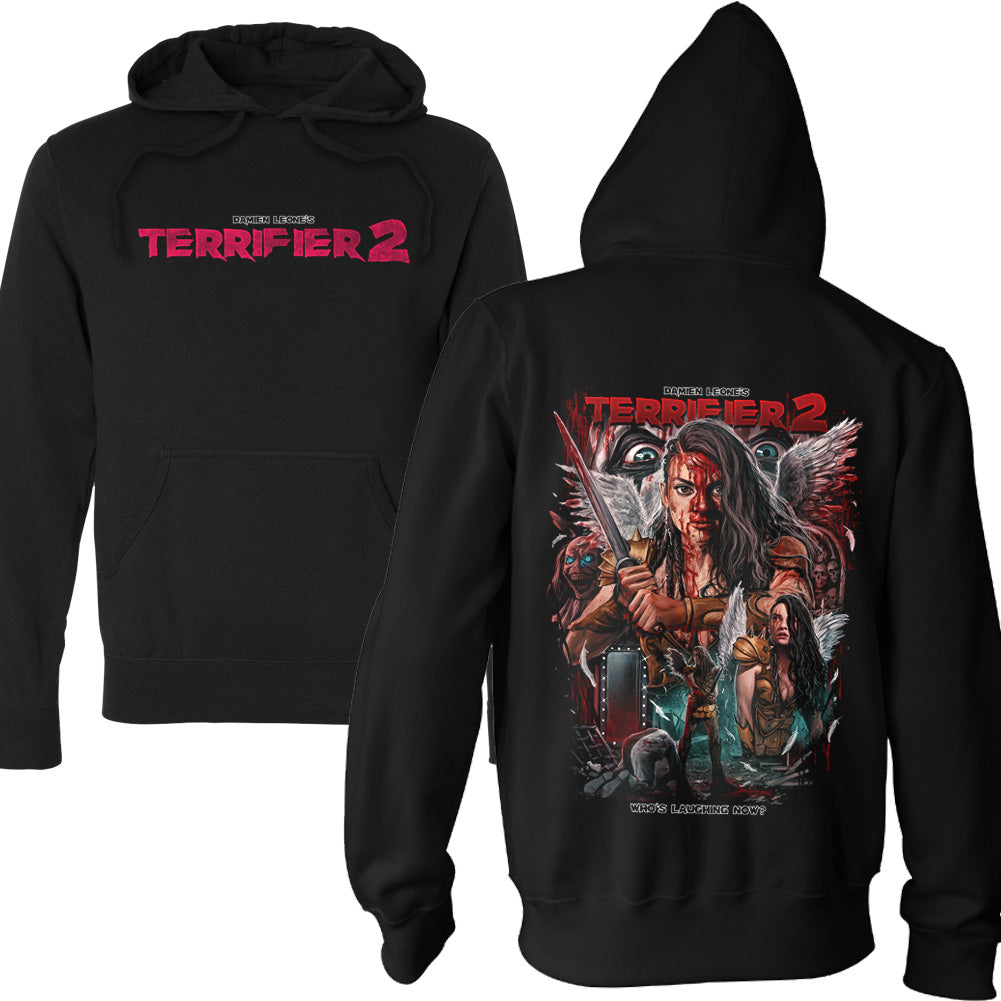 Terrifier 2 Eyes On Me Sienna Horror Movie Pullover Hoodie