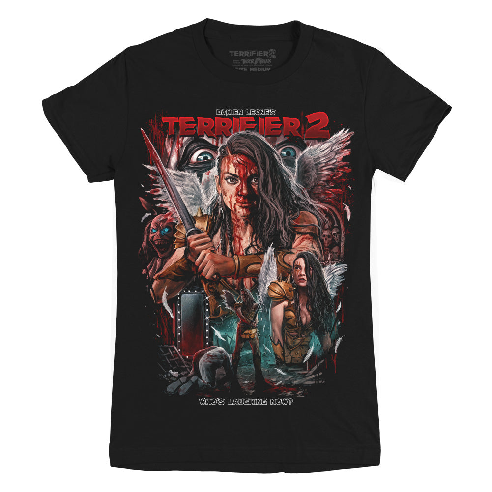 Terrifier 2 Eyes On Me Sienna Horror Movie Ladies T-Shirt