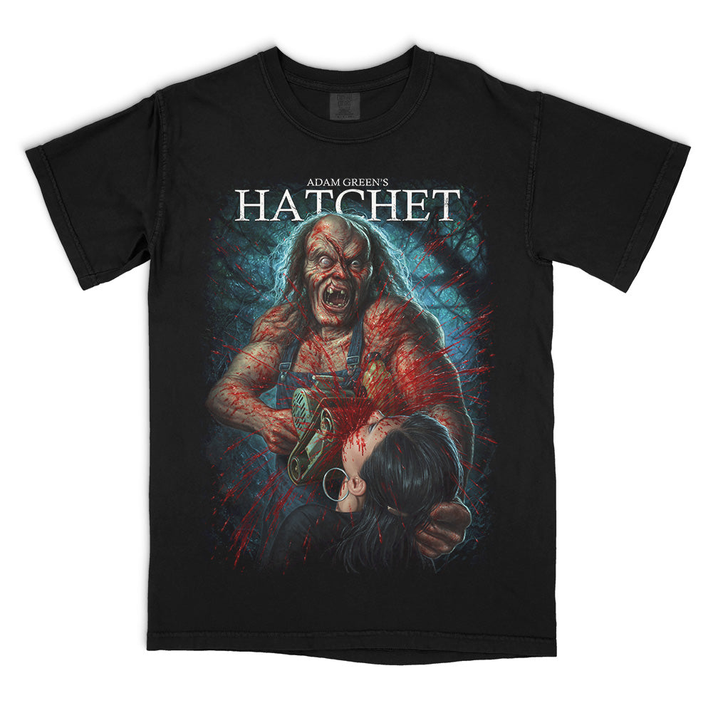 Hatchet “Face Off” T-Shirt – Victor Crowley's Carnage in Full View