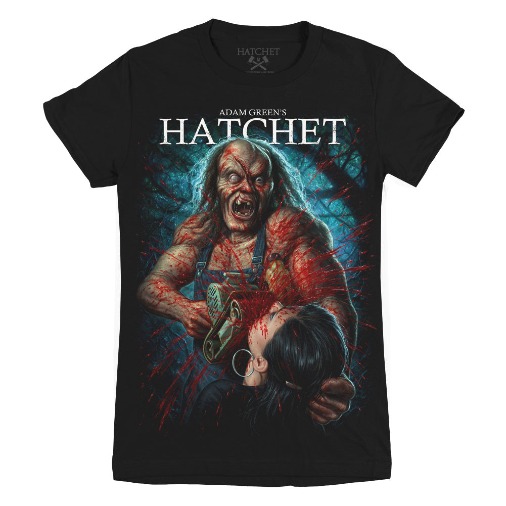 Hatchet Face Off Ladies Horror Movie T-Shirt