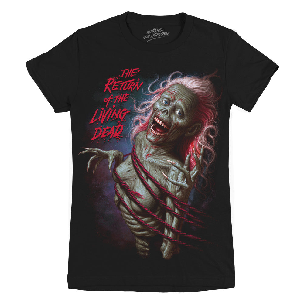 Return Of The Living Dead Feel Myself Rotting Ladies Horror Movie T-Shirt