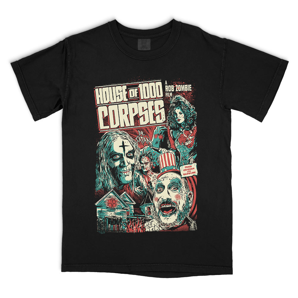 House Of 1000 Corpses Fried Chicken and Gasoline T-Shirt