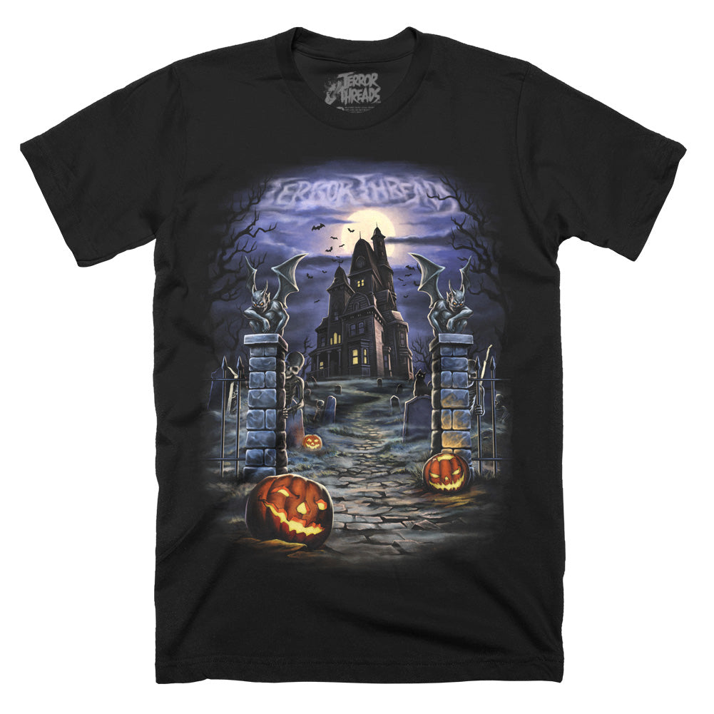 Gate Keeper Creepy Vintage Halloween Night T-Shirt