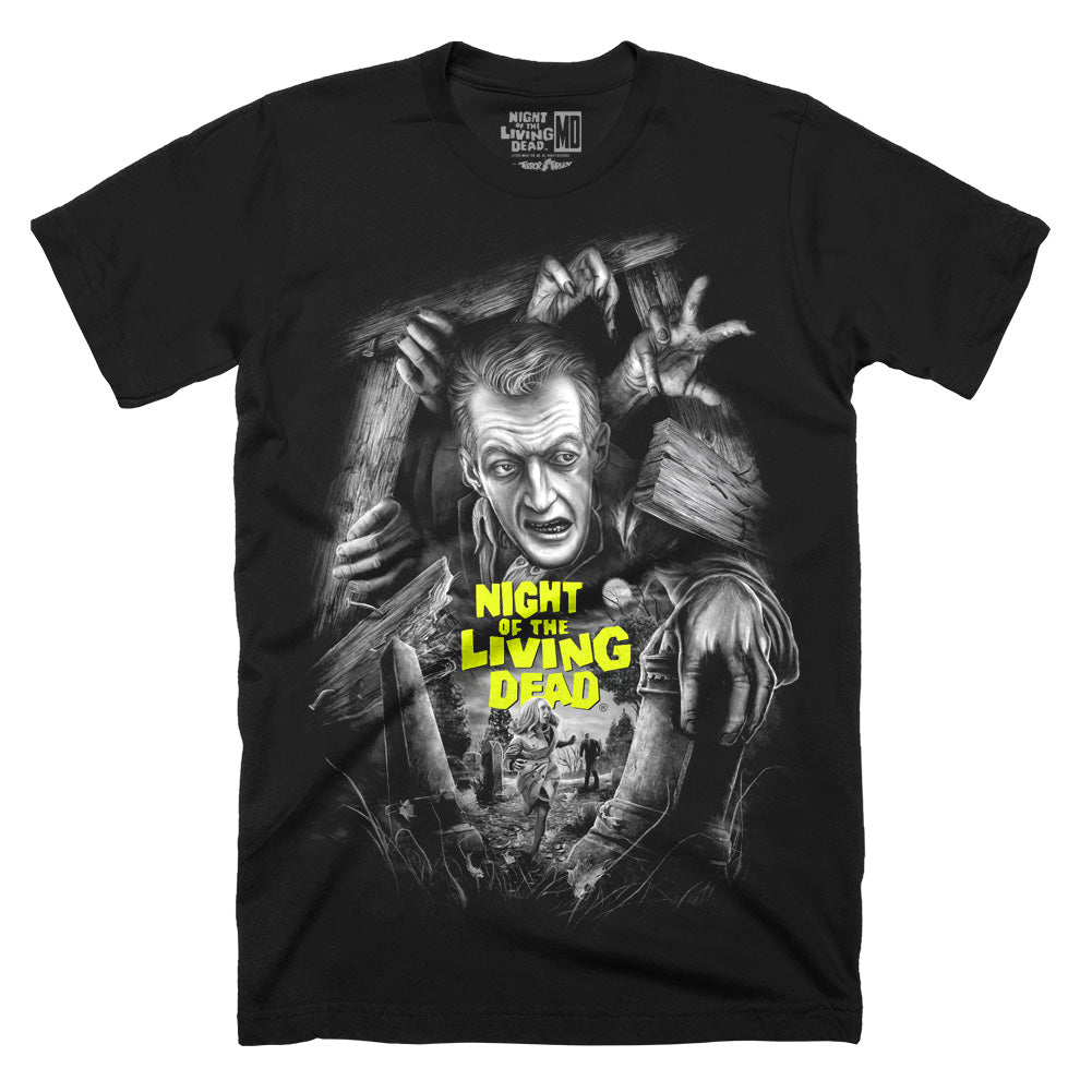 Night Of The Living Dead Gnaws At Your Very Being Horror Movie T-Shirt