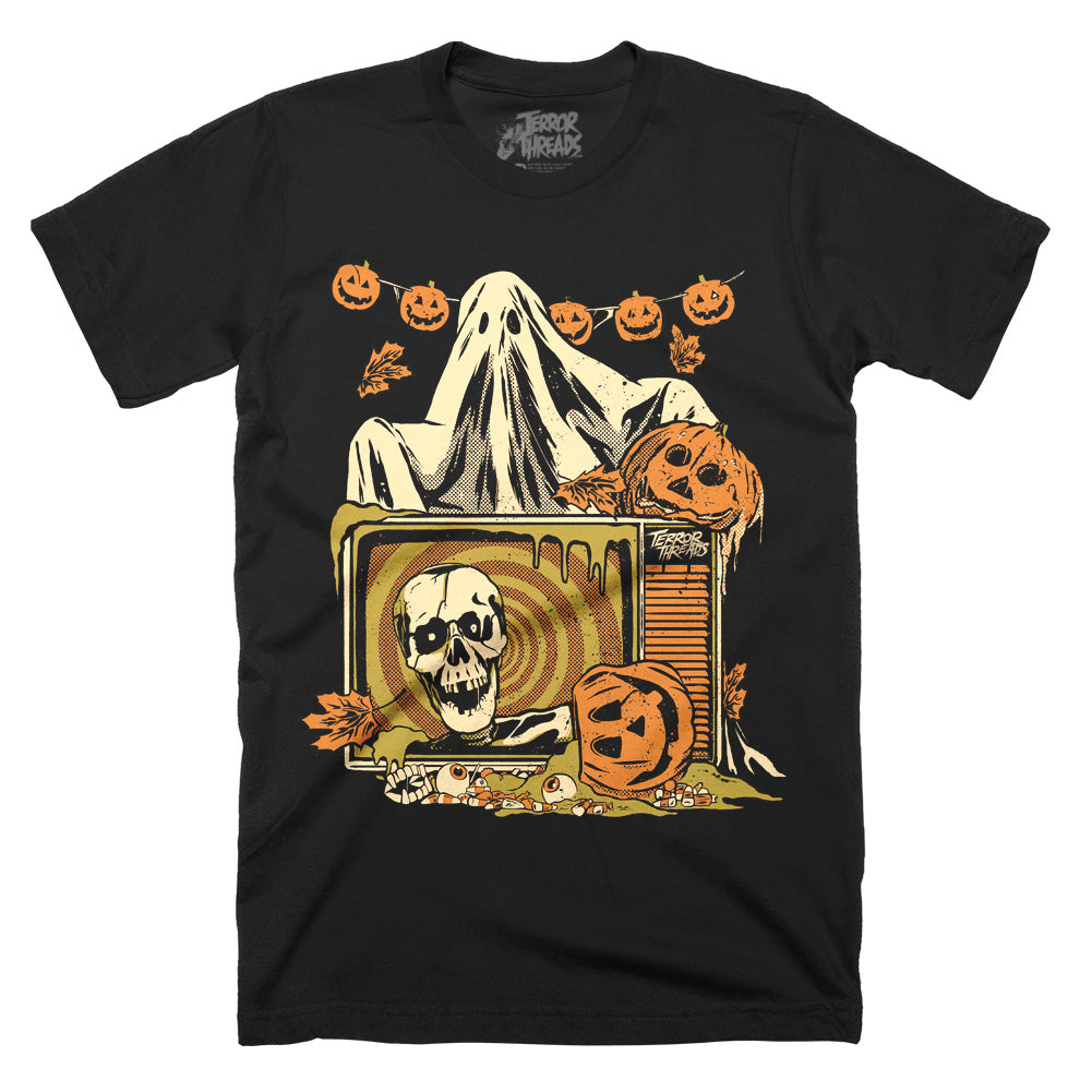 Terror Threads Hallow-vision Vintage Halloween T-Shirt