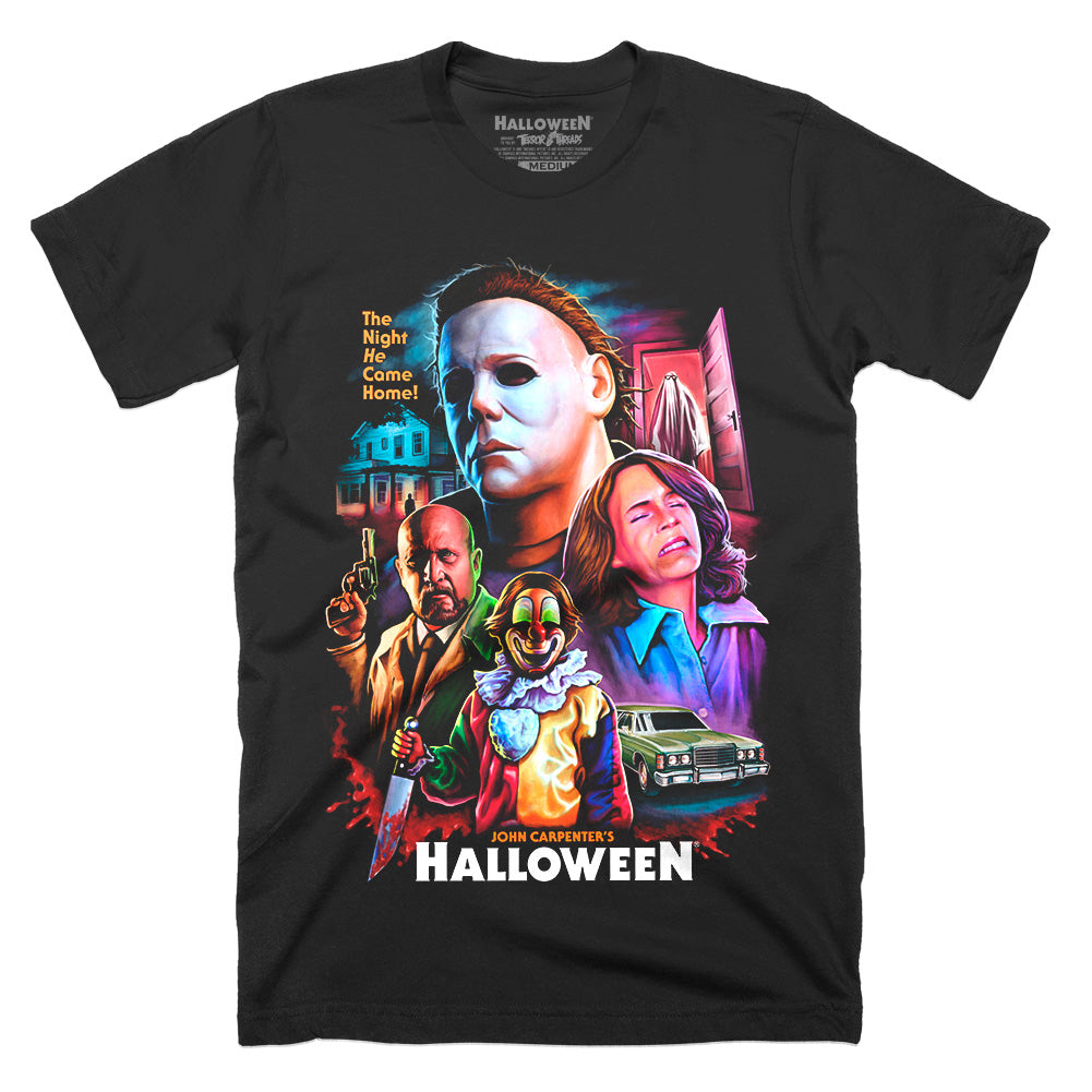 Hes Come Back Halloween Michael Myers Horror Movie T-Shirt
