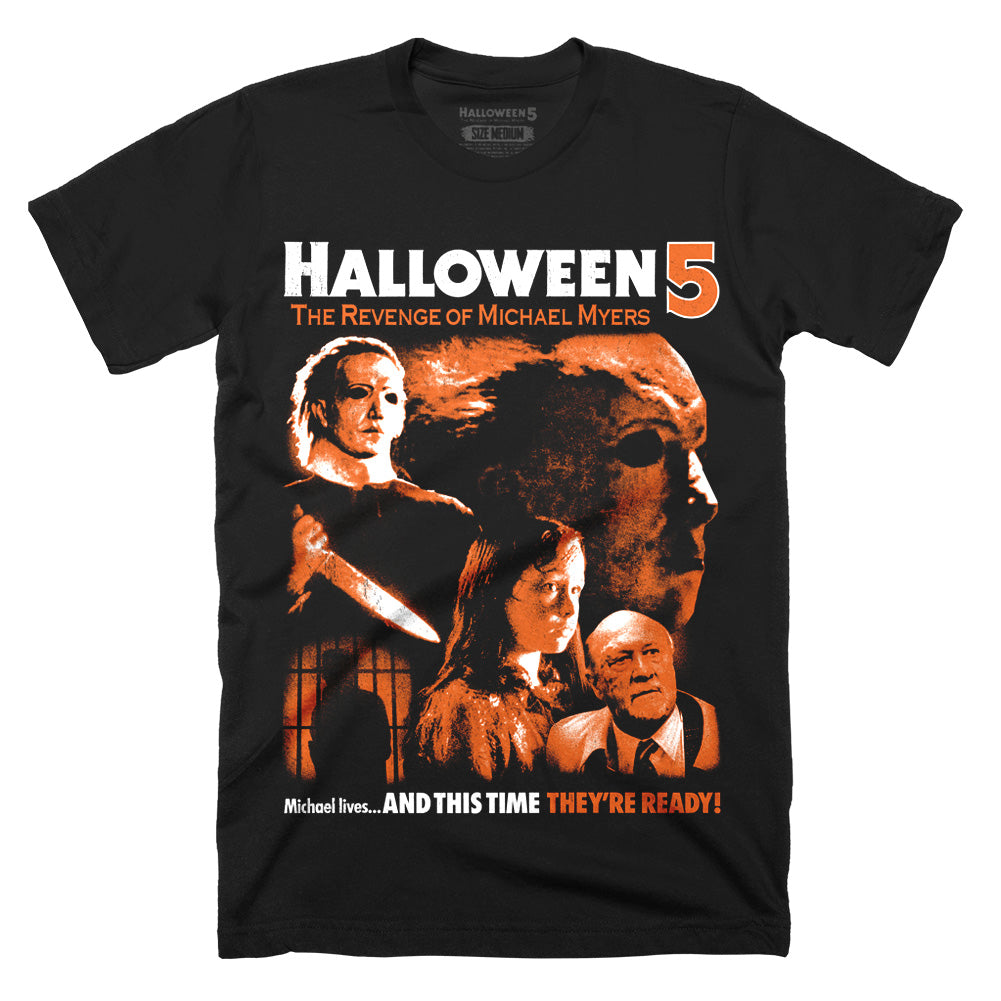 Halloween 5 He's Still Out There Horror Movie T-Shirt