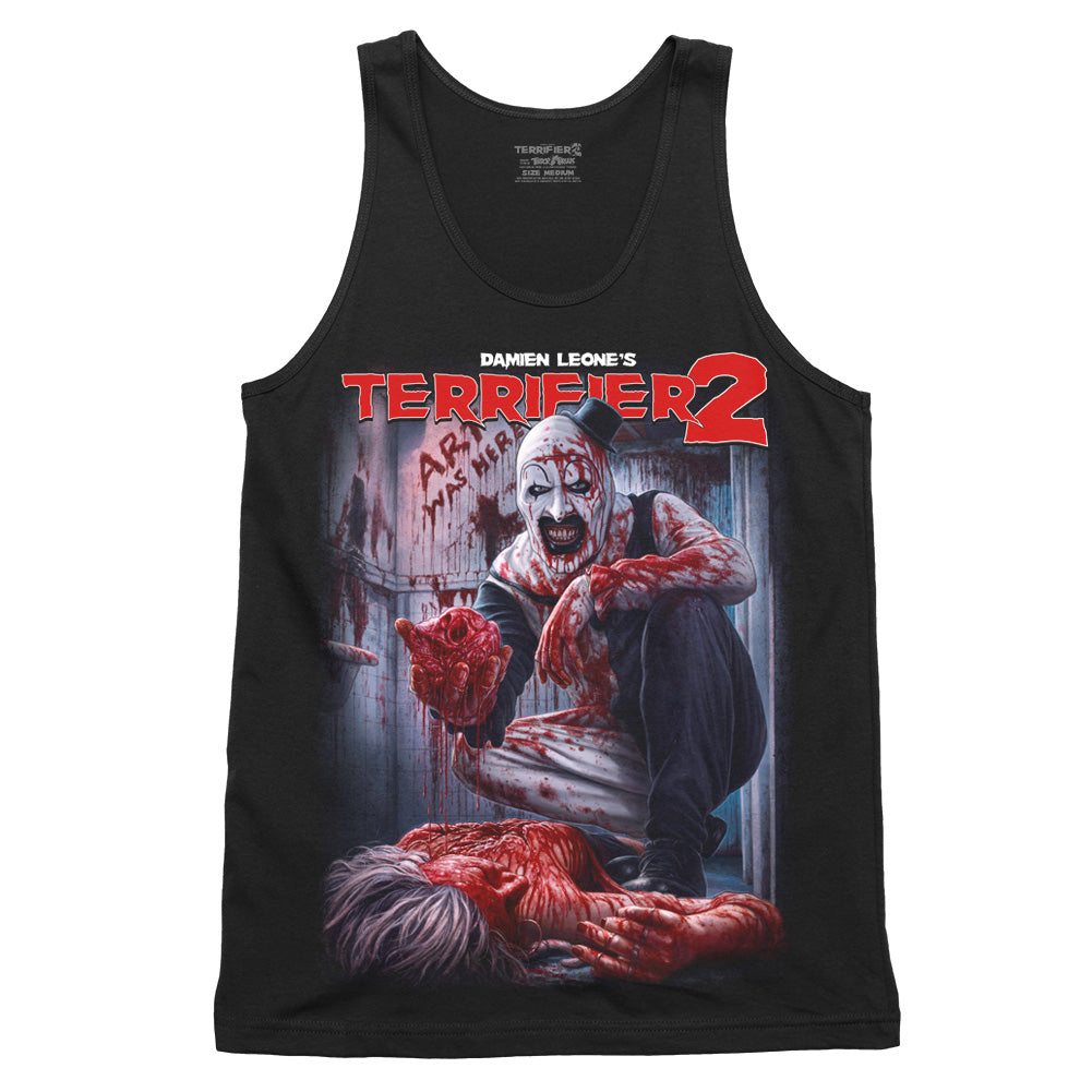 Terrifier 2 Heart Stopper Art The Clown Horror Movie Tank Top