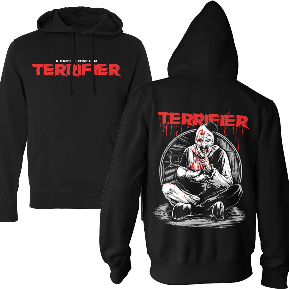 Terrifier Hush Little Baby Art The Clown Horror Movie Pullover Hoodie