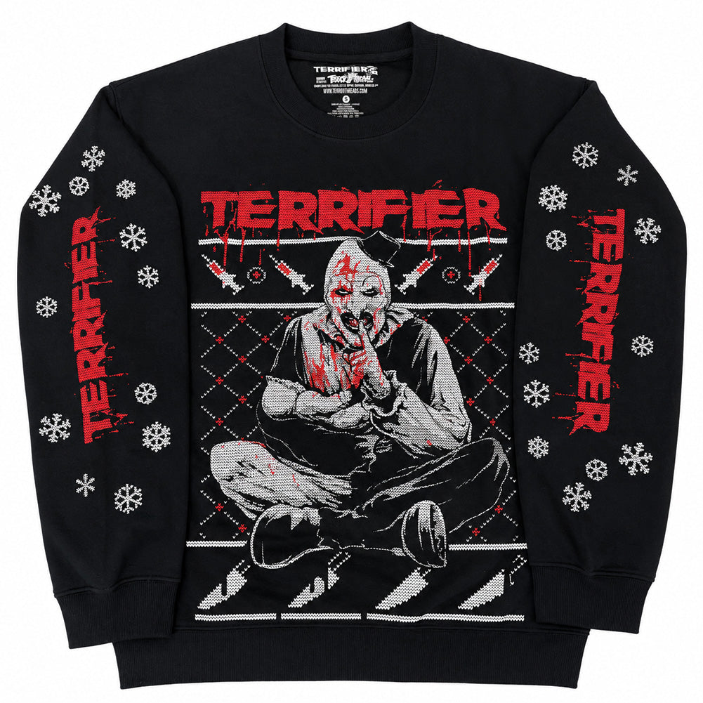 Terrifier 2 Hush Little Baby Xmas Crewneck Sweatshirt