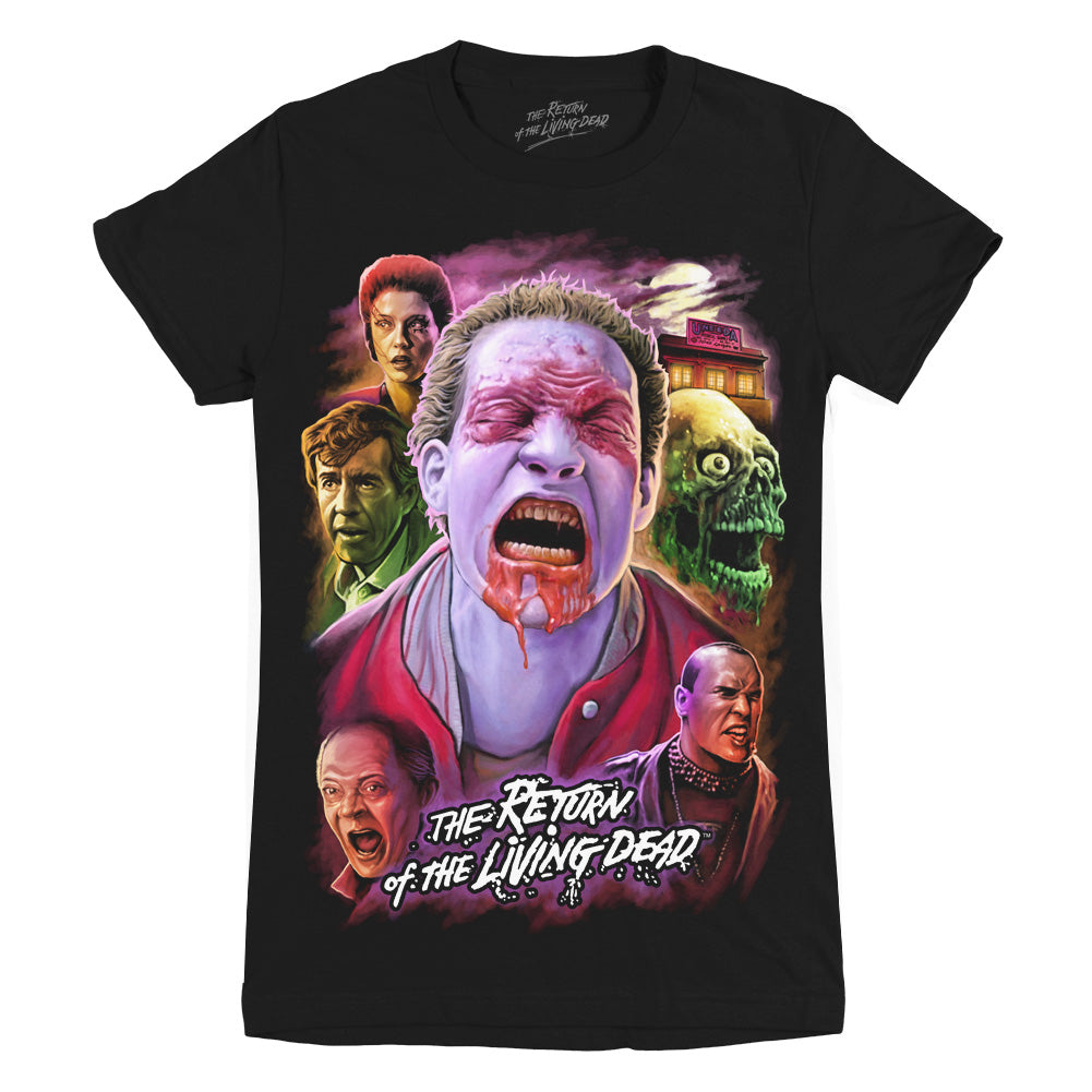 Return Of The Living Dead I Can Smell Your Brains Ladies Horror Movie T-Shirt