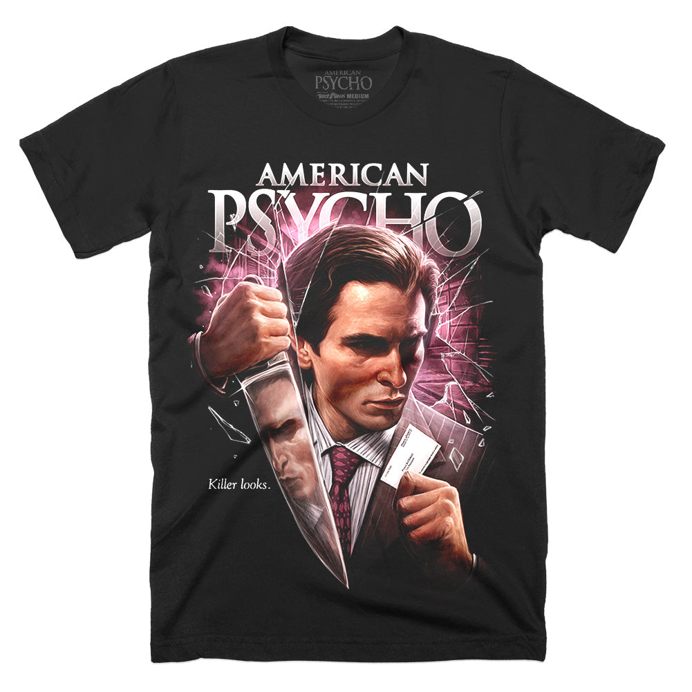 American Psycho Killer Looks Horror Movie T-Shirt