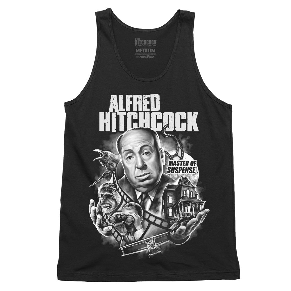 Alfred Hitchcock King Of The Silver Screen Classic Horror Movie Tank Top