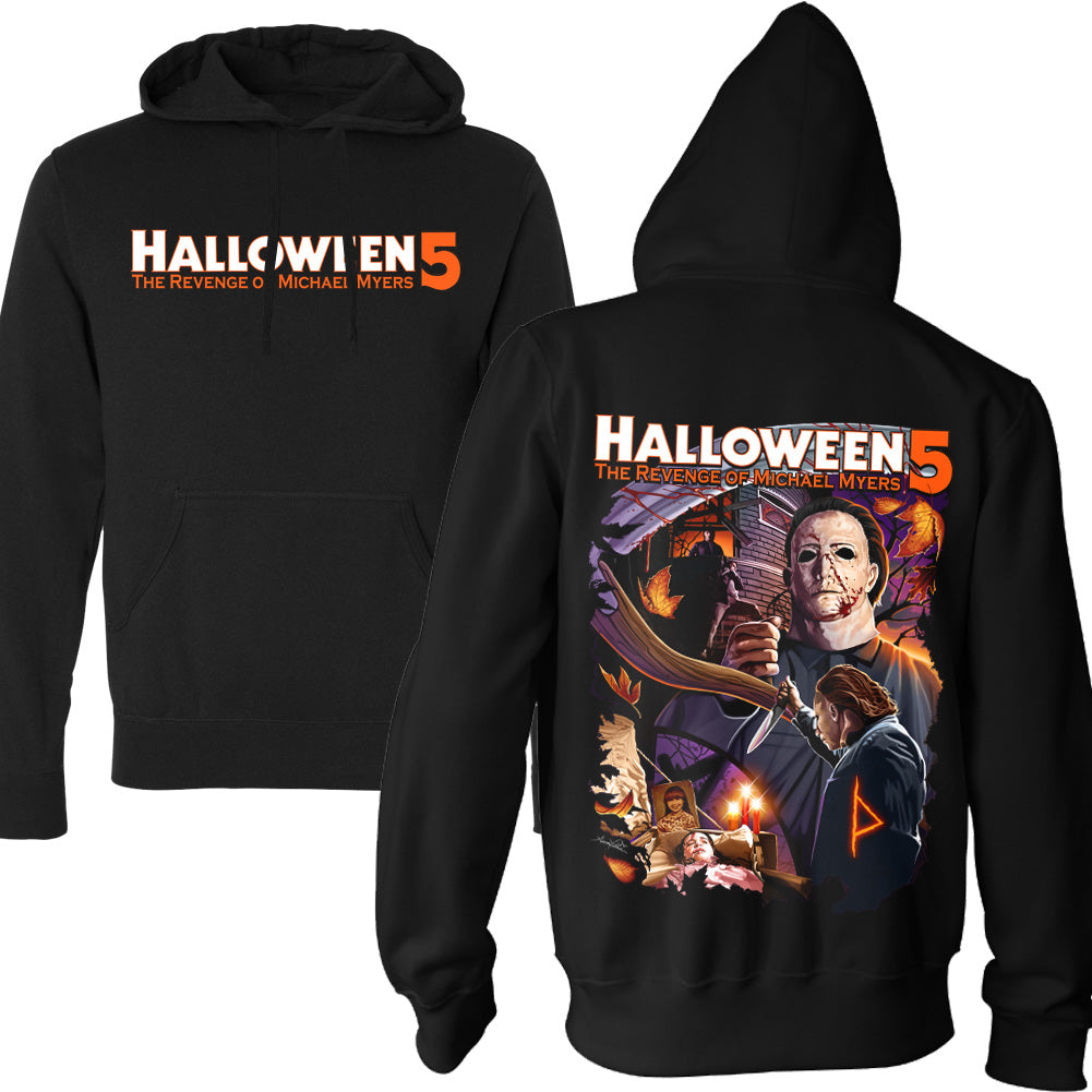 Halloween 5 Marked By Evil Horror Movie Pullover Hoodie