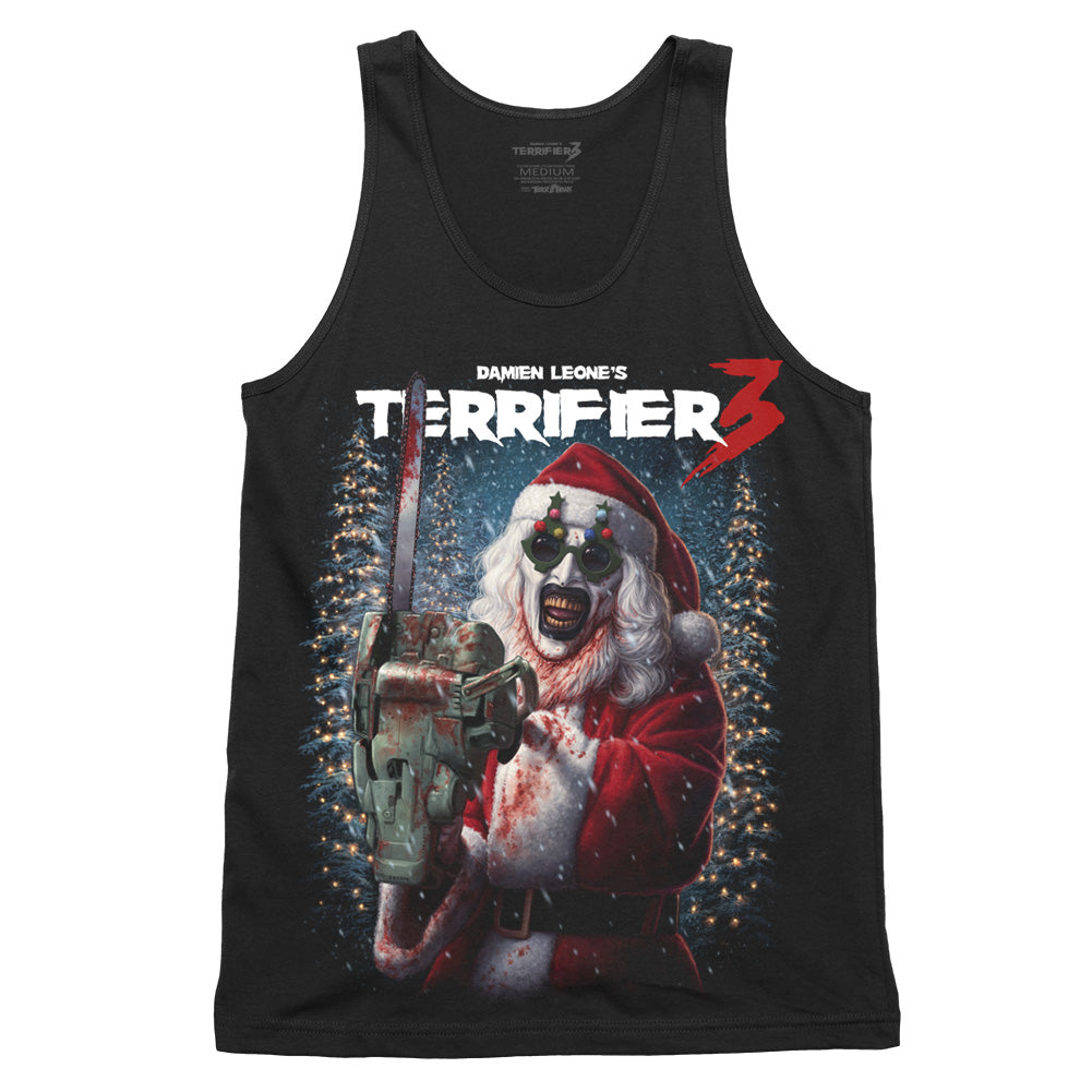 Terrifier 3 Merry Mayhem Art The Clown Tank Top