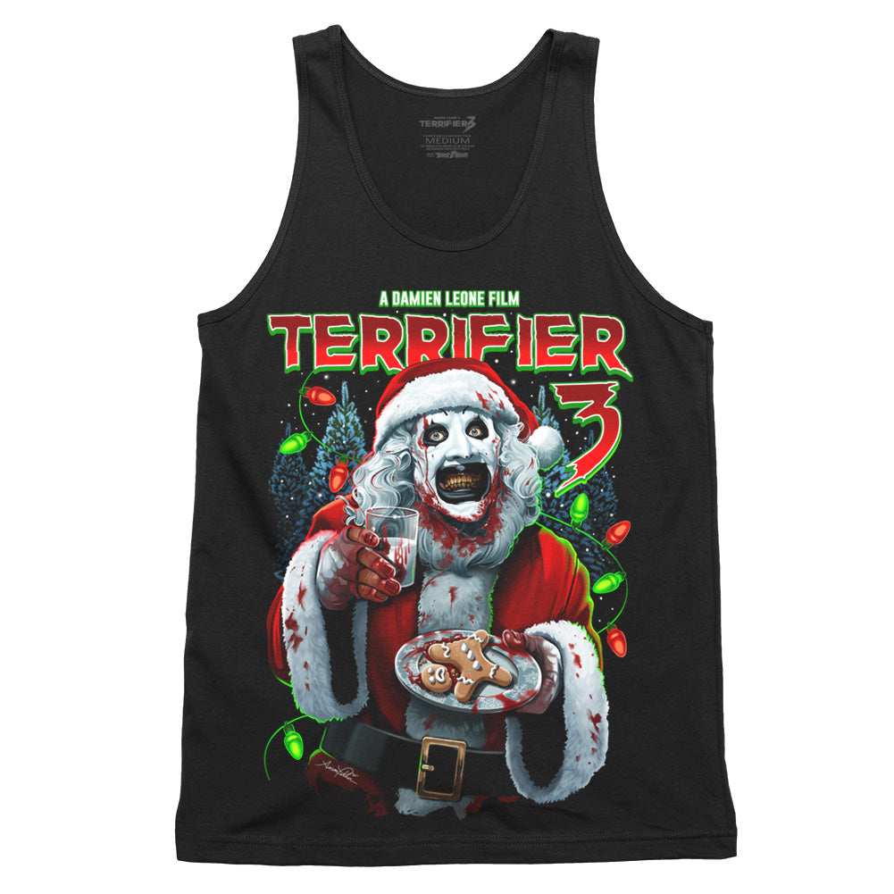 Terrifier 3 Milk and Carnage Art The Clown Tank Top