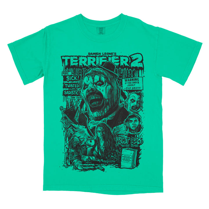 Terrifier 2 More Than Ever Limited Ghoulish Green T-Shirt