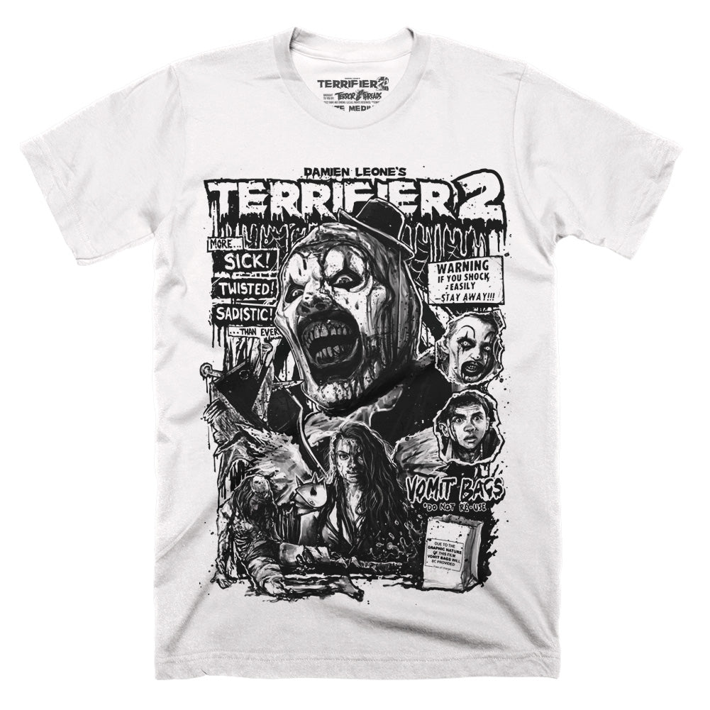 Terrifier 2 More Than Ever Art The Clown Horror T-Shirt