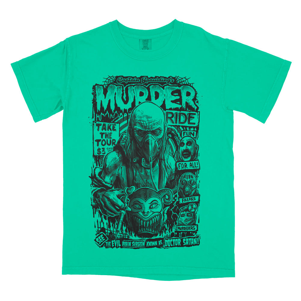 House Of 1000 Corpses Murder Ride Limited Ghoulish Green T-Shirt