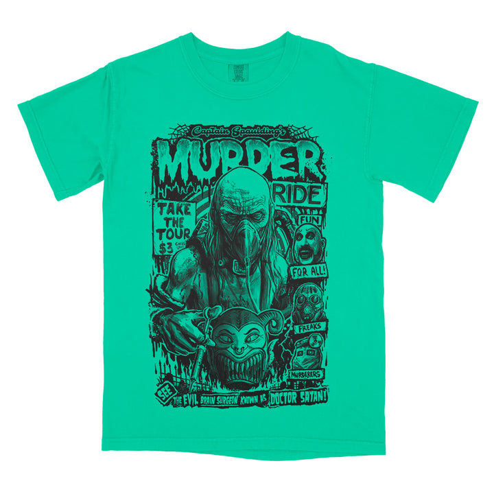 House Of 1000 Corpses Murder Ride Limited Ghoulish Green T-Shirt