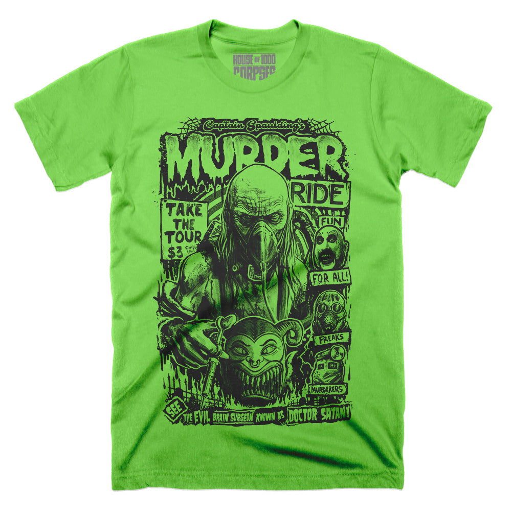 Limited Green Edition House Of 1000 Corpses Murder Ride T-Shirt