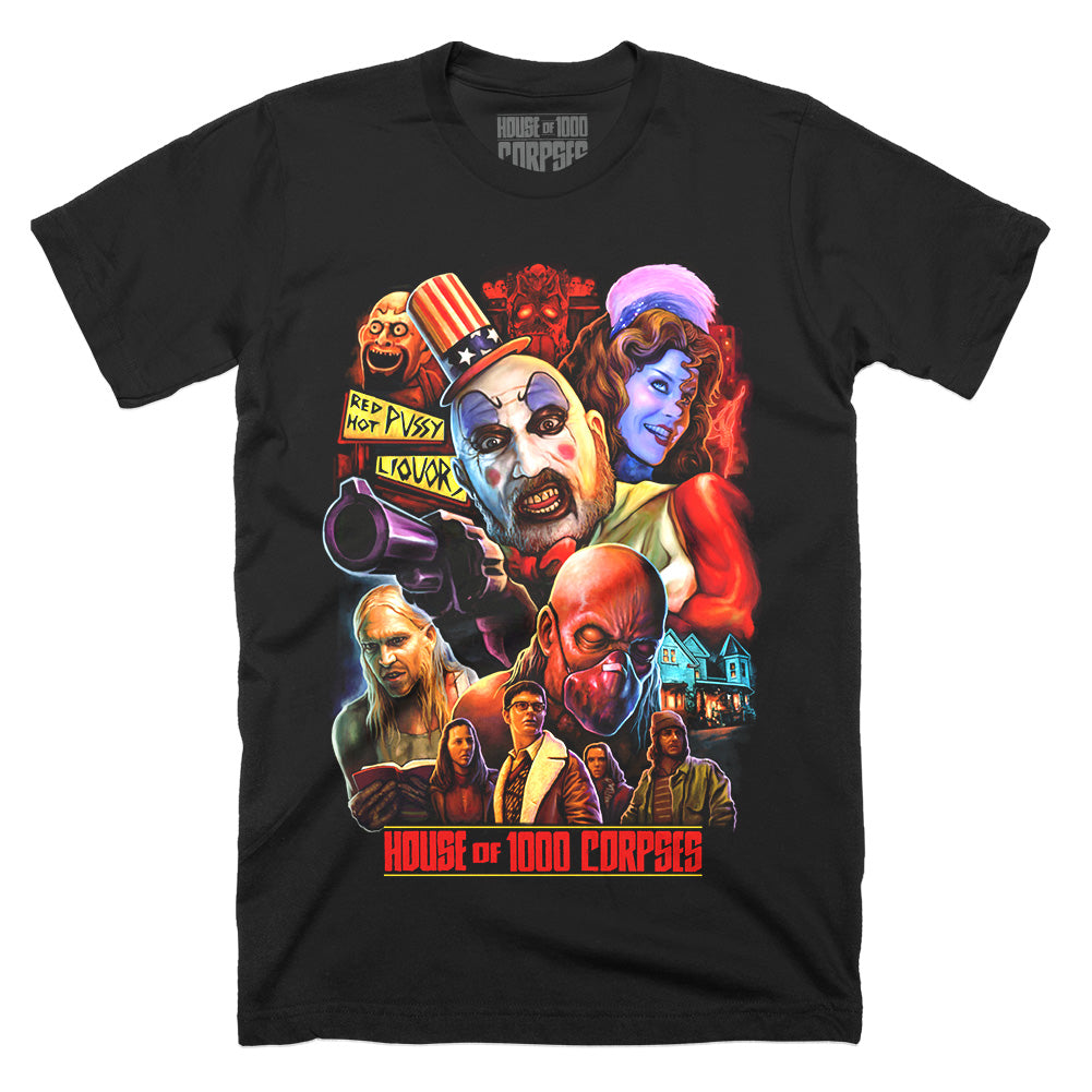 House Of 1000 Corpses Never Get Out Alive Horror Movie T-Shirt
