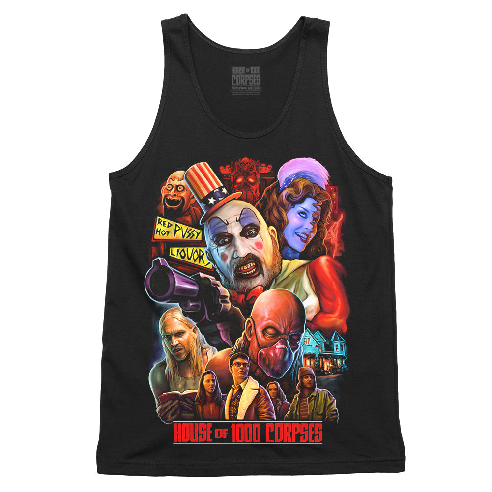 House Of 1000 Corpses Never Get Out Alive Rob Zombie Horror Movie Tank Top